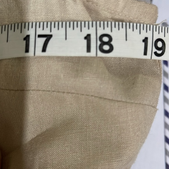 Emily Daniels linen blend sleeveless button down top NWT sizes small & medium - Picture 10 of 10